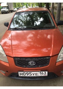 Легковой автомобиль, марка: KIA, модель: RIO, год изготовления: 2009, цвет: Оранжевый, VIN:…