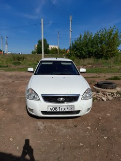 Автомобиль Lada Priora, 2016 г.в., VIN XTA217020G0532269, цвет Белый, ГРЗ А081ТХ702	 Лот №1