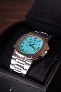 Мужские оригинальные наручные часы PATEK PHILIPPE NAUTILUS TIFFANY &amp; CO, 2022 год (ТИФФАНИ И…