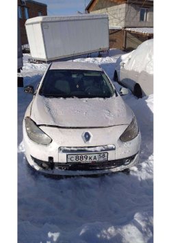 Легковой автомобиль марки: RENAULT FLUENCE, год выпуска: 2013, цвет: белый, гос. номер:С889КА58…