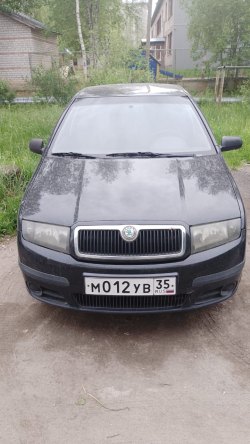 Skoda, модель: Fabia, год изготовления: 2006, цвет: черный, VIN: TMBPW16Y974064654 Лот №1 Лот №1