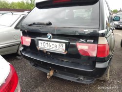 BMW-X5 год выпуска 2002 гос. номер Т016СВ59 черный VIN 5UXFA53502LV70818