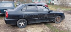 Автомобиль Hyundai Accent, 2008 г.в., цвет черный, г.н. А 623 НА 33, VIN X7MCF41GP8M183080