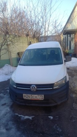 VOLKSWAGEN 2K CADDY дата выпуска 2016 цвет кузова белый  рег. знак М 265 СН 799 паспорт ТС 78 УУ…