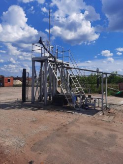Эстакада железнодорожная наливная, Эстакада железнодорожная сливная (не заводского изготовления…