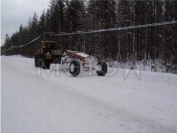 Грейдер полуприцепной СД-105А