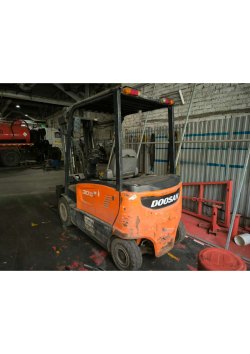 АО «Сбербанк Лизинг»        Лот №3692. Электропогрузчик DOOSAN B30X-7, 2018