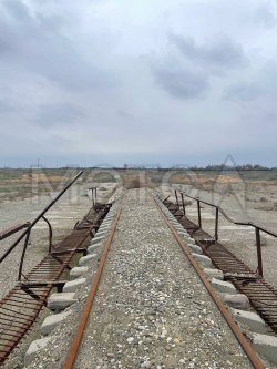 Железнодорожный тупик в Астраханской обл.