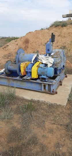 Лебедка с электродвигателем б/у ENR31-6777