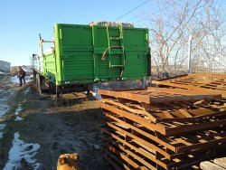 Полуприцеп бортовой ЧМЗАП 990065, ГРЗ МА398049, XTS 99065060000351