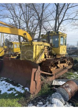 Т-130 бульдозер ГРЗ 9504 УМ ЗС, 1990 года