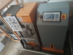 Автоматический гидравлический пресс для испытания на сжатие образцов бетона. Лот №15