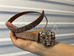 Ремень Ralph Lauren, пыльно розовый