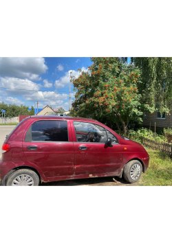 Автомобиль легковой, марка: DAEWOO, 
модель: MATIZ, VIN: 
XWB4A11EDCA070089, гос. рег. номер:…