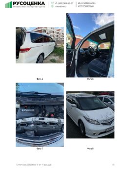 Транспортное средство – легковой автомобиль марка /модель – Honda Elysion, год выпуска – 2006…