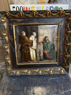 Икона, керамика в рамке