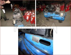 Промышленное оборудование: весы, насосы, компрессор 