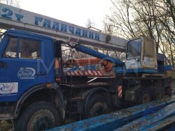 Кран автомобильный КС 55729-1В на базе КАМАЗ 6540-62, 2012 года 