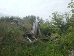 Лот №1 Недвижимое имущество:
1/4 общей долевой собственности на жилое здание, площадью 35,1 кв.м…