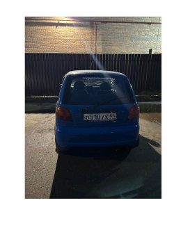 Марка, модель ТС: DAEWOO-MATIZ, VIN: ULV4A11BD3A009868, наименование (тип ТС): ИНОМАРКА-ЛЕГКОВОЙ…