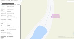 Земельный участок в Московской обл., 1192 кв.м. 