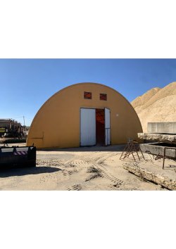 Каркасно-тентовый ангар А15*40м в собранном состоянии, по адресу: Московская обл., ГО Пушкинский…