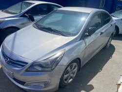 Автомобиль HYUNDAI SOLARIS, цвет: серебристый, 2016 года выпуска