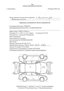 Тойота Королла, 2018 г.в., ВИН NMTBB0JE20R253099