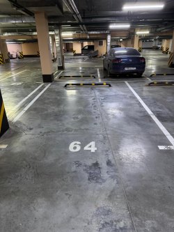 Помещение (машино-место №64), назначение: нежилое, площадью 18,4 кв. м, этаж: -1, кадастровый номер…