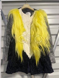 Пальто Vionnet, черно-белое 