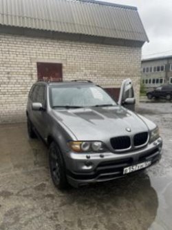 Легковой автомобиль марки БМВ, модель Х5, 2004 года выпуска, цвет: серый