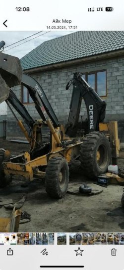 Погрузчик-экскаватор JOHN DEERE, 2012 года выпуска, заводской № 1T0325JXCCC216824, двигатель №…