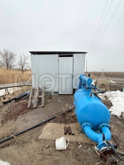 Полиэтиленовые водоводы, насосная станция, фильтростанция песчано-гравийная 