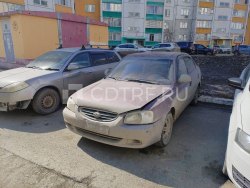 Транспортное средство HYUNDAI ACCENT, 2007 г.в., VIN X7MCF41GP7M131783, цвет красный.